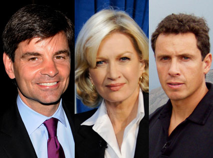 George Stephanopoulos, Diane Sawyer , Chris Cuomo George Stephanopoulos, Diane Sawyer , Chris Cuomo